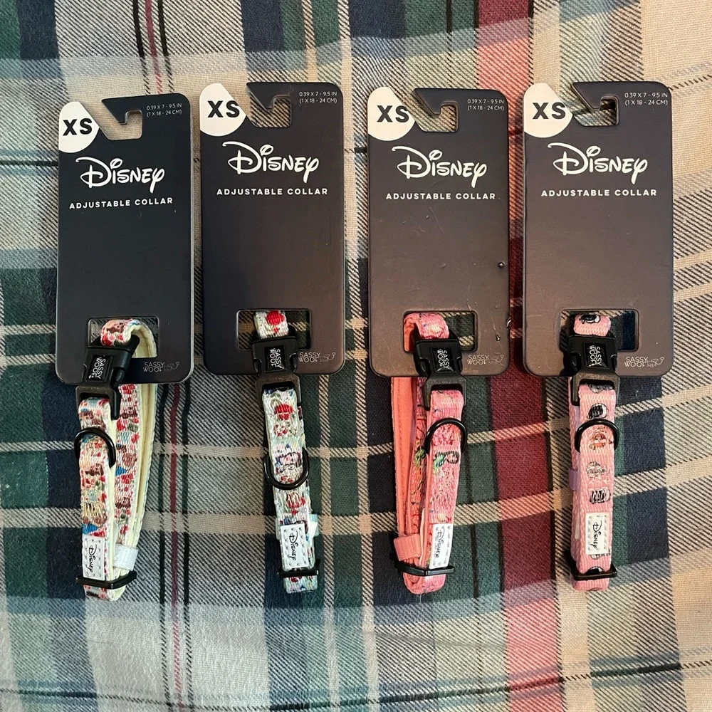 Sassy Woof Disney collar bundle XS